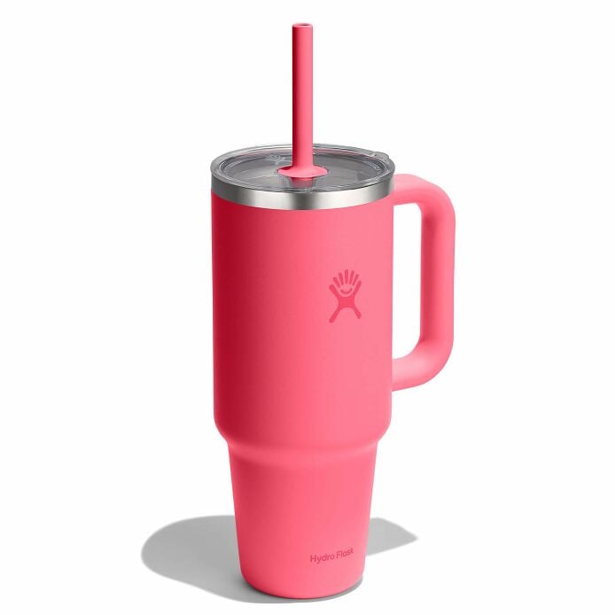 40-oz-travel-tumbler-r4 tt40pscc668-40-oz-travel-tumbler-clear-lid-popstar-pink-angled.jpg